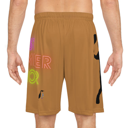 Basketball Shorts: Tennis Lite Brown