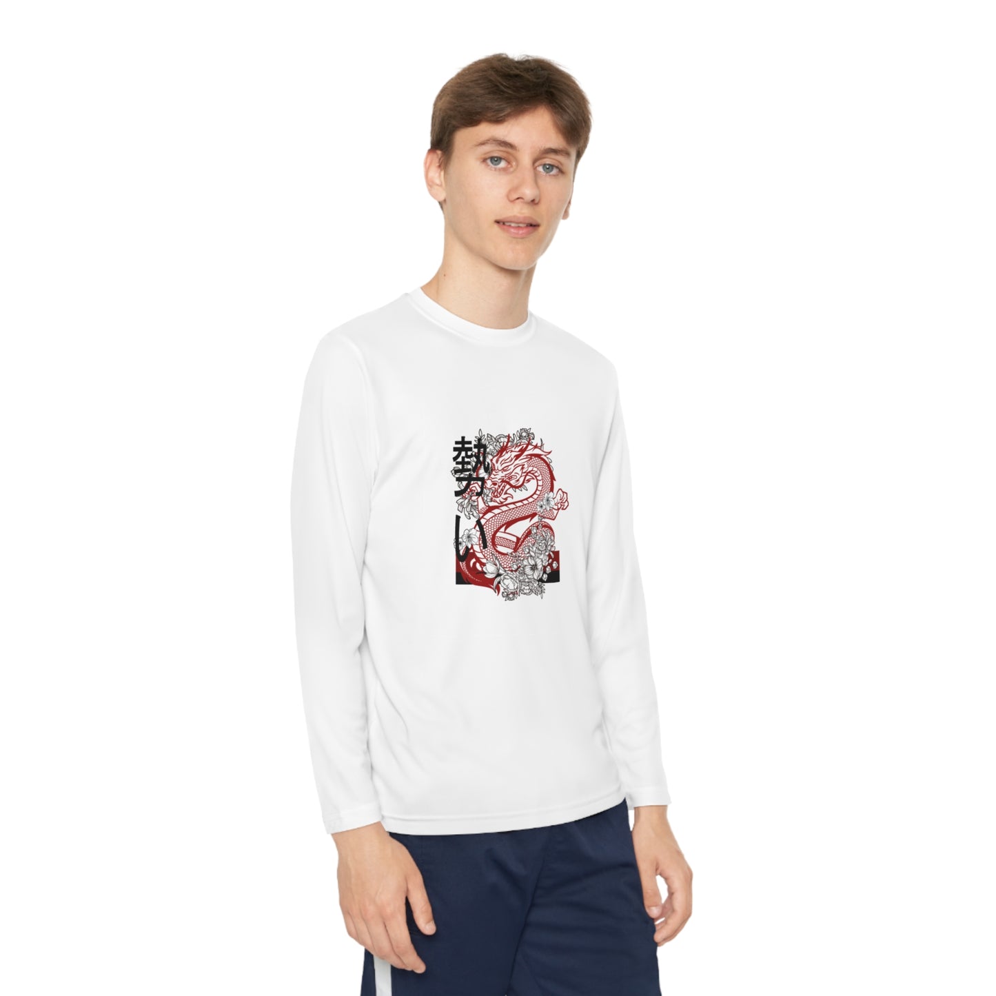 Youth Long Sleeve Competitor Tee: Dragons 