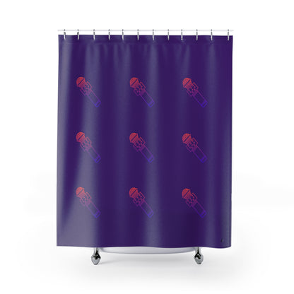 Shower Curtains: #2 Music Purple