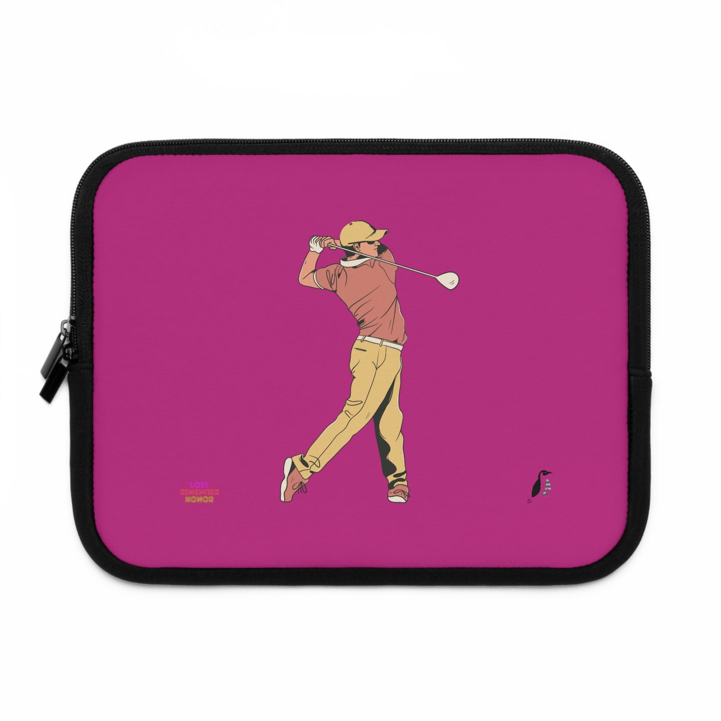 Laptop Sleeve: Golf Pink