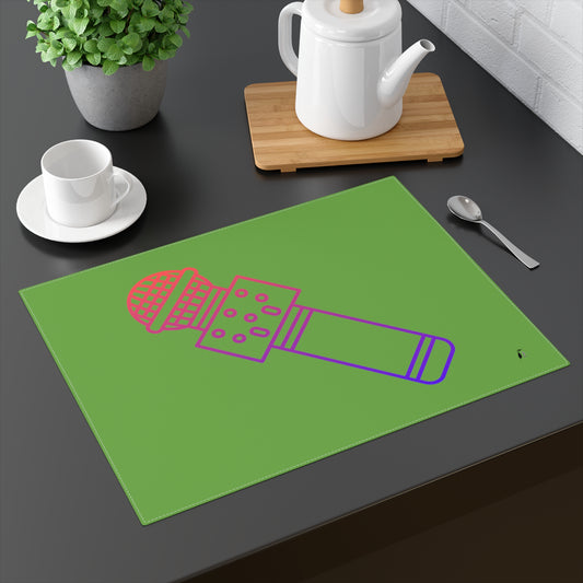 Placemat, 1pc: Music Green