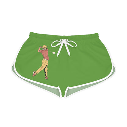 Women's Relaxed Shorts: Golf Green