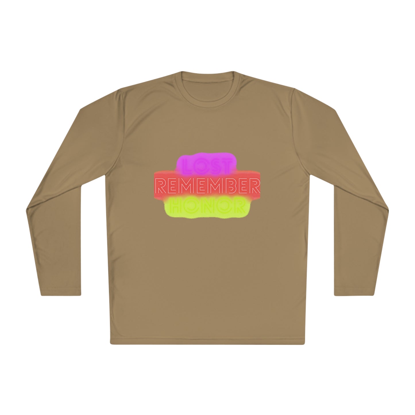 Lightweight Long Sleeve Tee: Lost Remember Honor #1