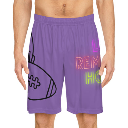 Basketball Shorts: Football Lite Purple