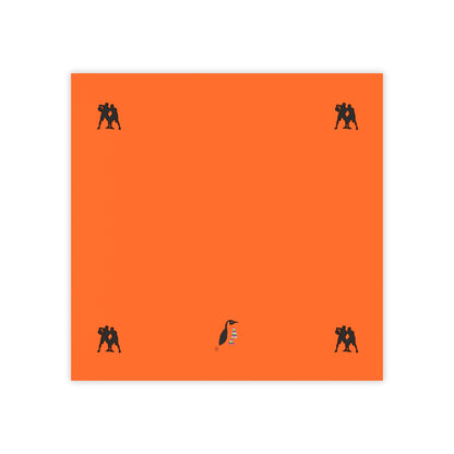 Post-it® Note Pads: Basketball Orange