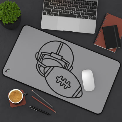 Desk Mat: Football Grey