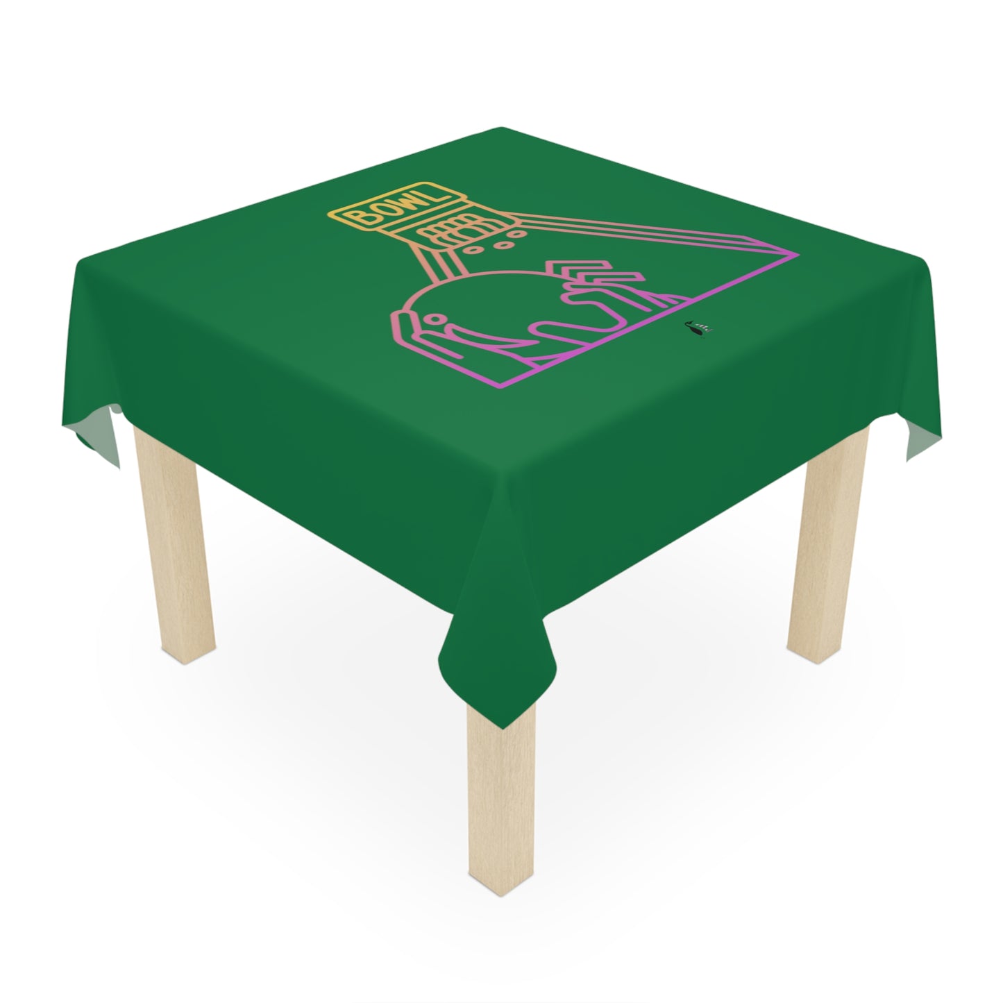 Tablecloth: Bowling Dark Green