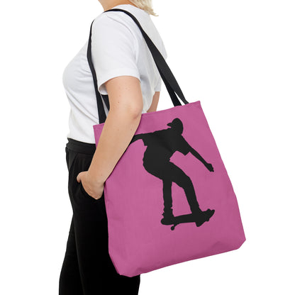 Tote Bag: Skateboarding Lite Pink