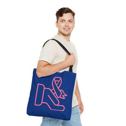 Tote Bag: Fight Cancer Dark Blue