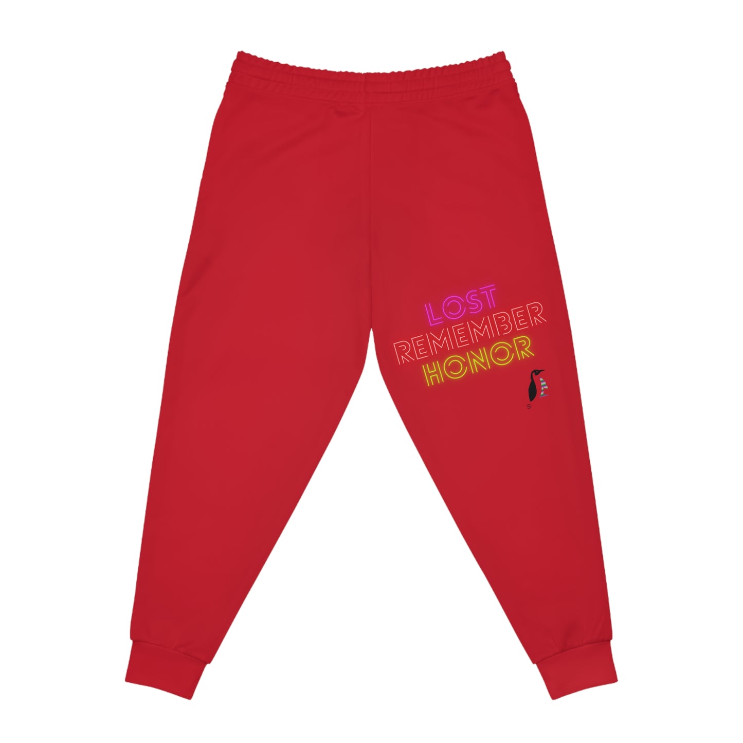 Athletic Joggers: Dragons Dark Red