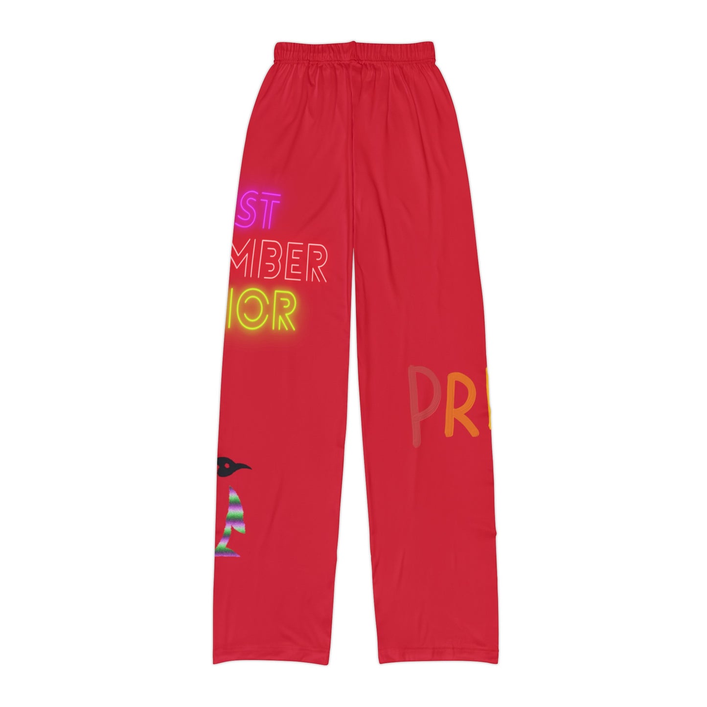 Pajama na Pantalon ng mga Bata: LGBTQ Pride Dark Red 