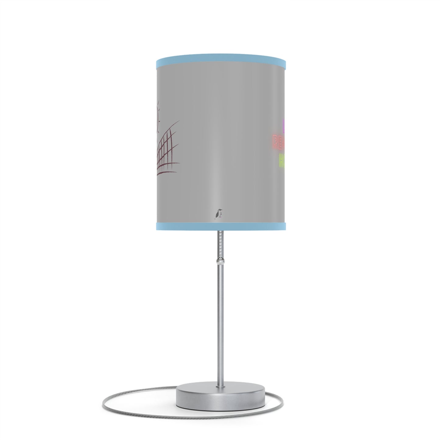 Lamp on a Stand, US|CA plug: Volleyball Lite Grey