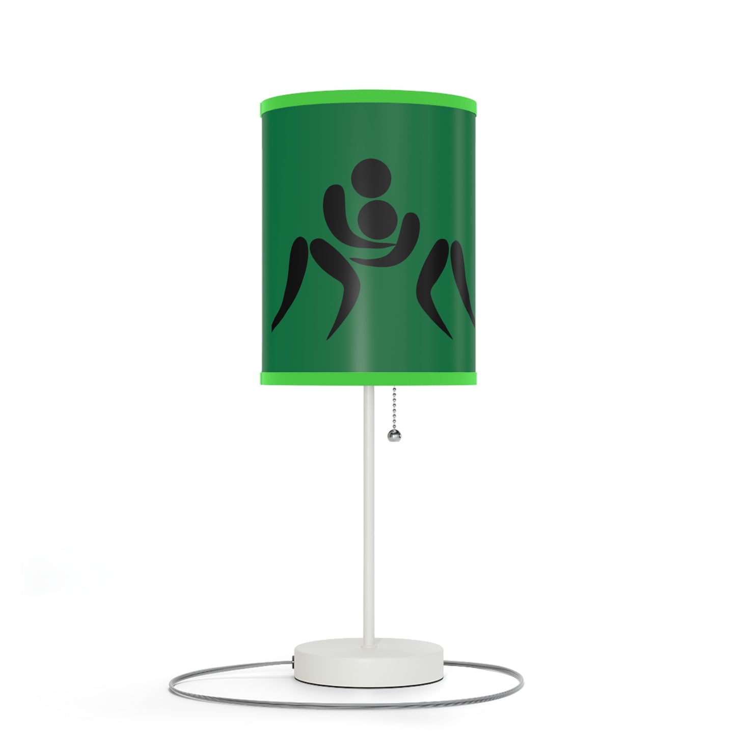 Lamp on a Stand, US|CA plug: Wrestling Dark Green