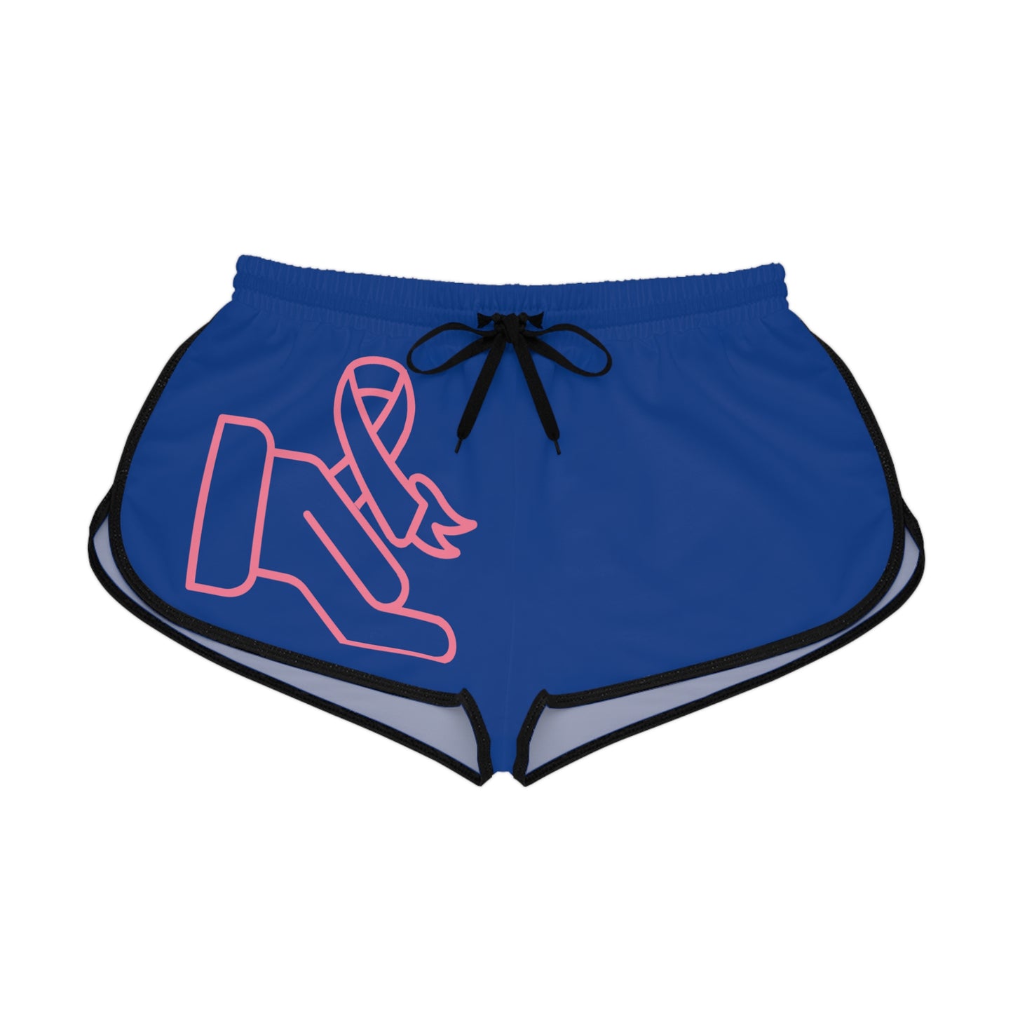 Women's Relaxed Shorts: Fight Cancer Dark Blue