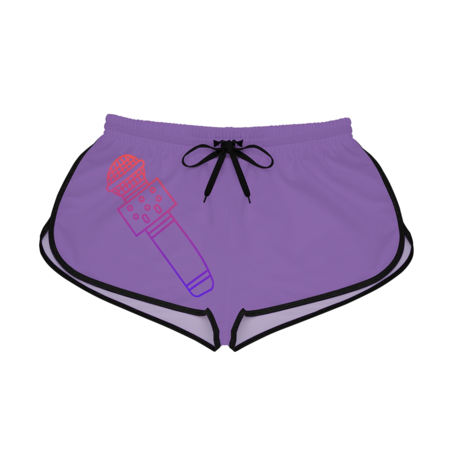 Women's Relaxed Shorts: Music Lite Purple