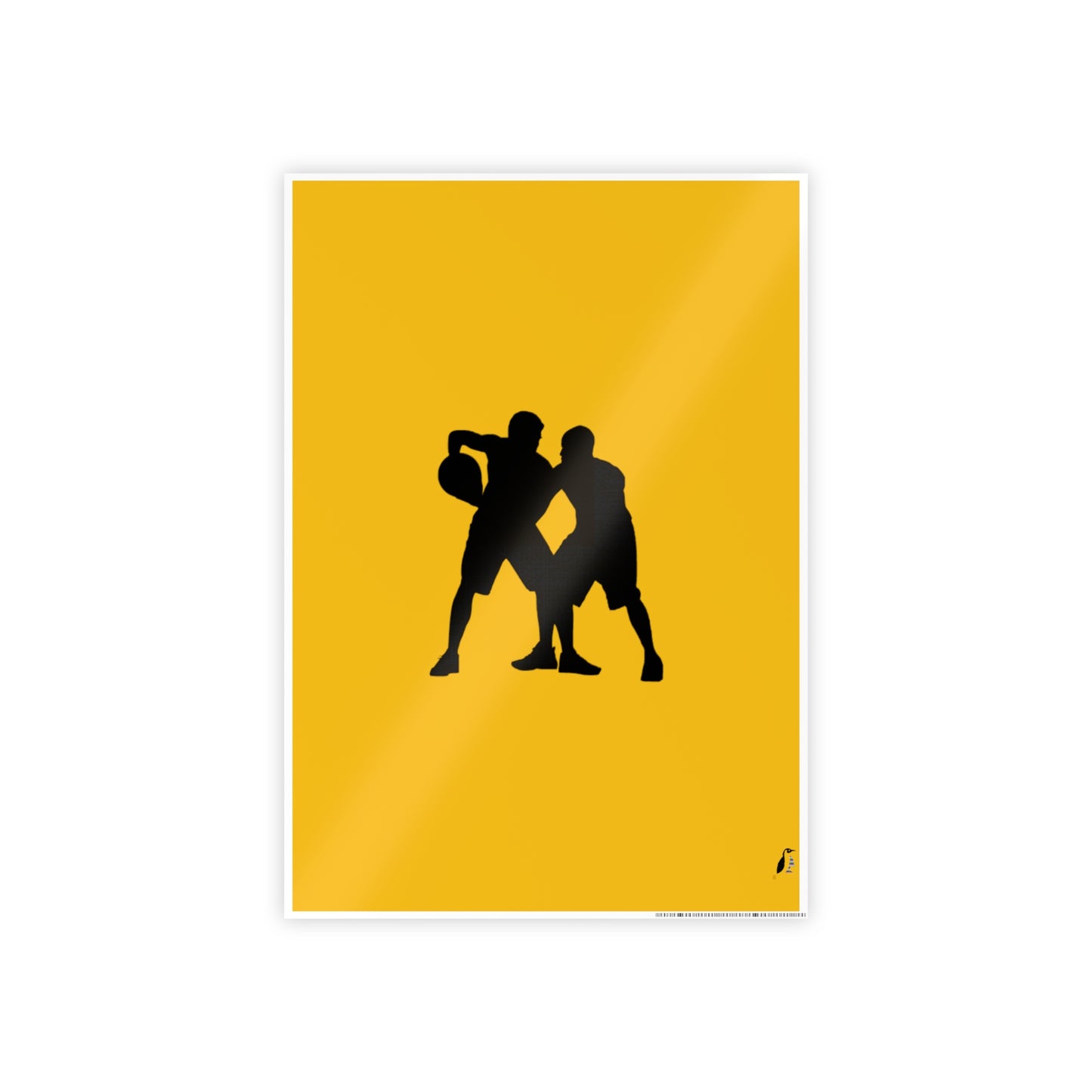 Gloss Posters: Basketball Yellow