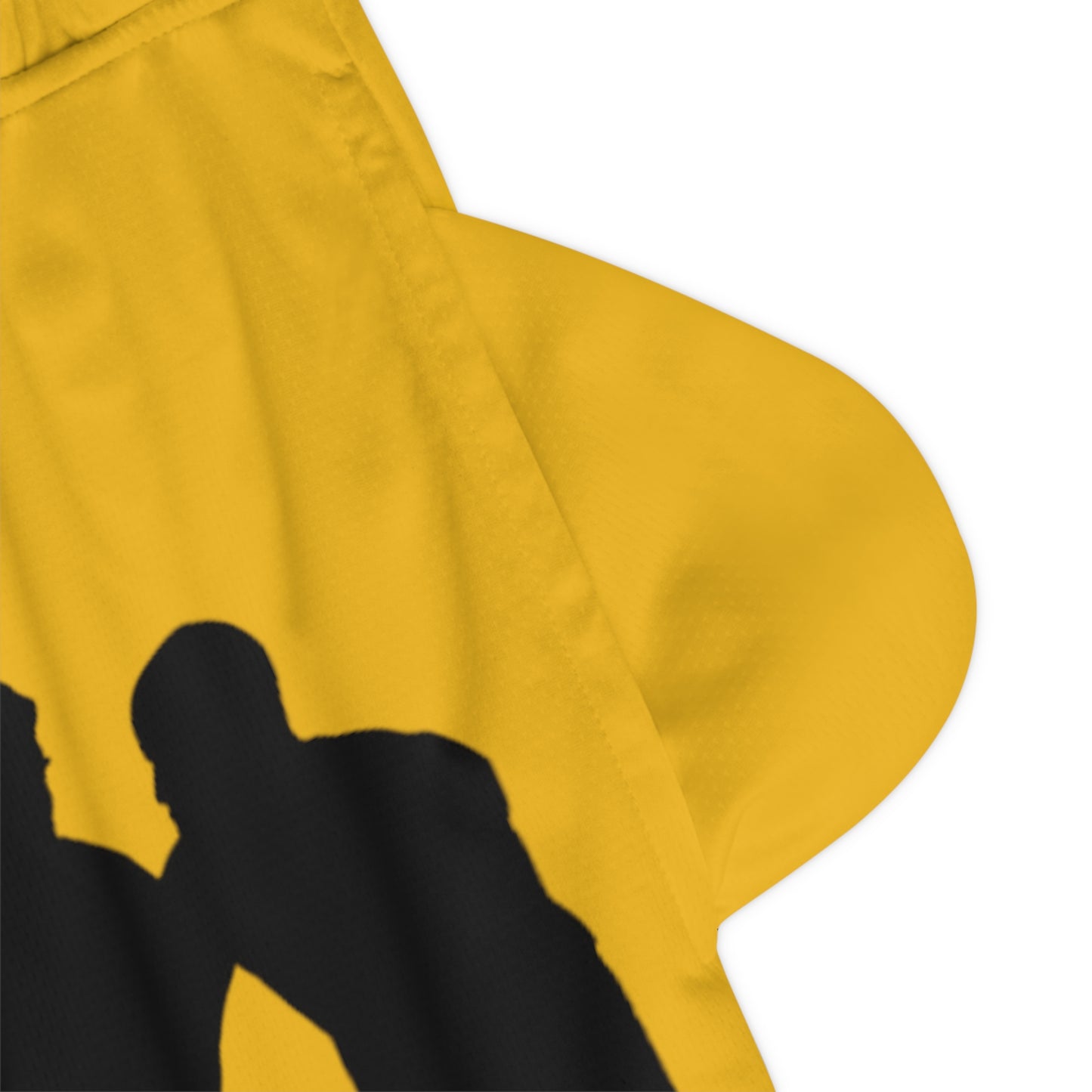 Basketball Rib Shorts: Basketball Yellow