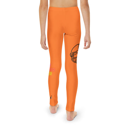 Youth Full-Length Leggings: Football Crusta