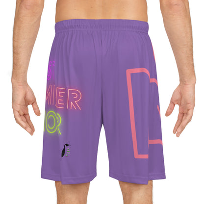 Basketball Shorts: Fight Cancer Lite Purple