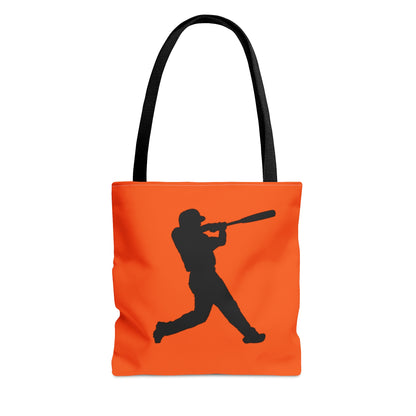 Tote Bag: Baseball Orange