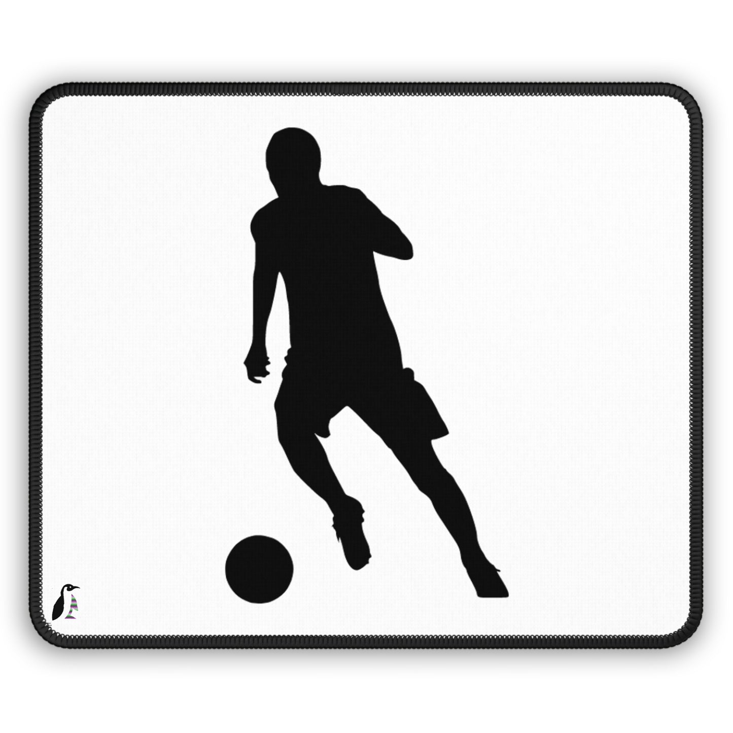 Gaming Mouse Pad: Soccer White