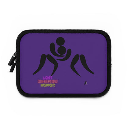 Laptop Sleeve: Wrestling Purple