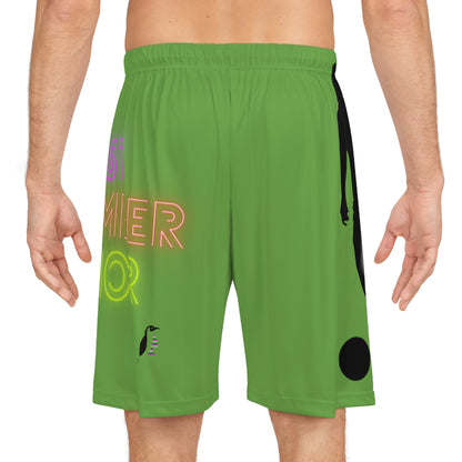 Basketball Shorts: Soccer Green