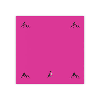 Post-it® Note Pads: Wrestling Pink