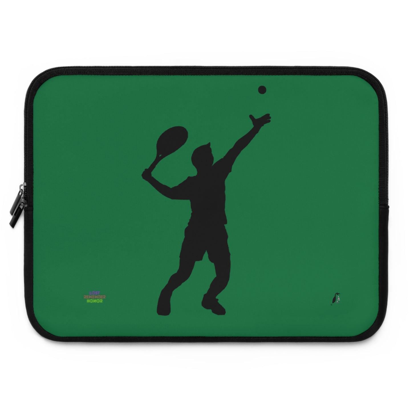 Laptop Sleeve: Tennis Dark Green