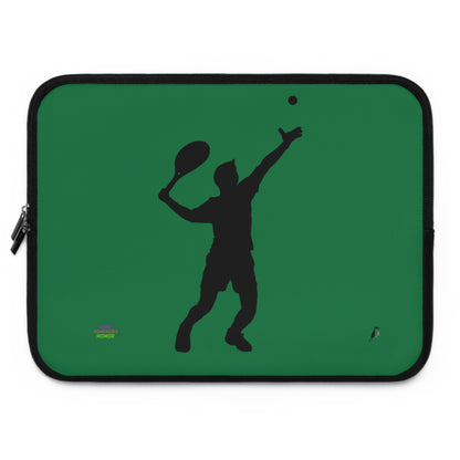 Laptop Sleeve: Tennis Dark Green