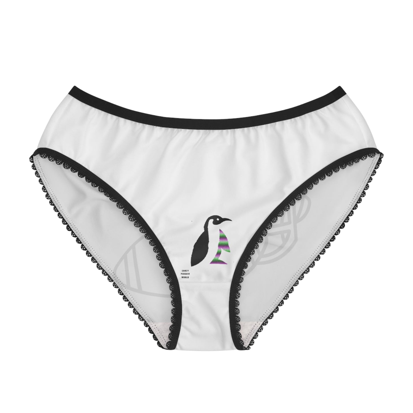 Women's Briefs: Football White