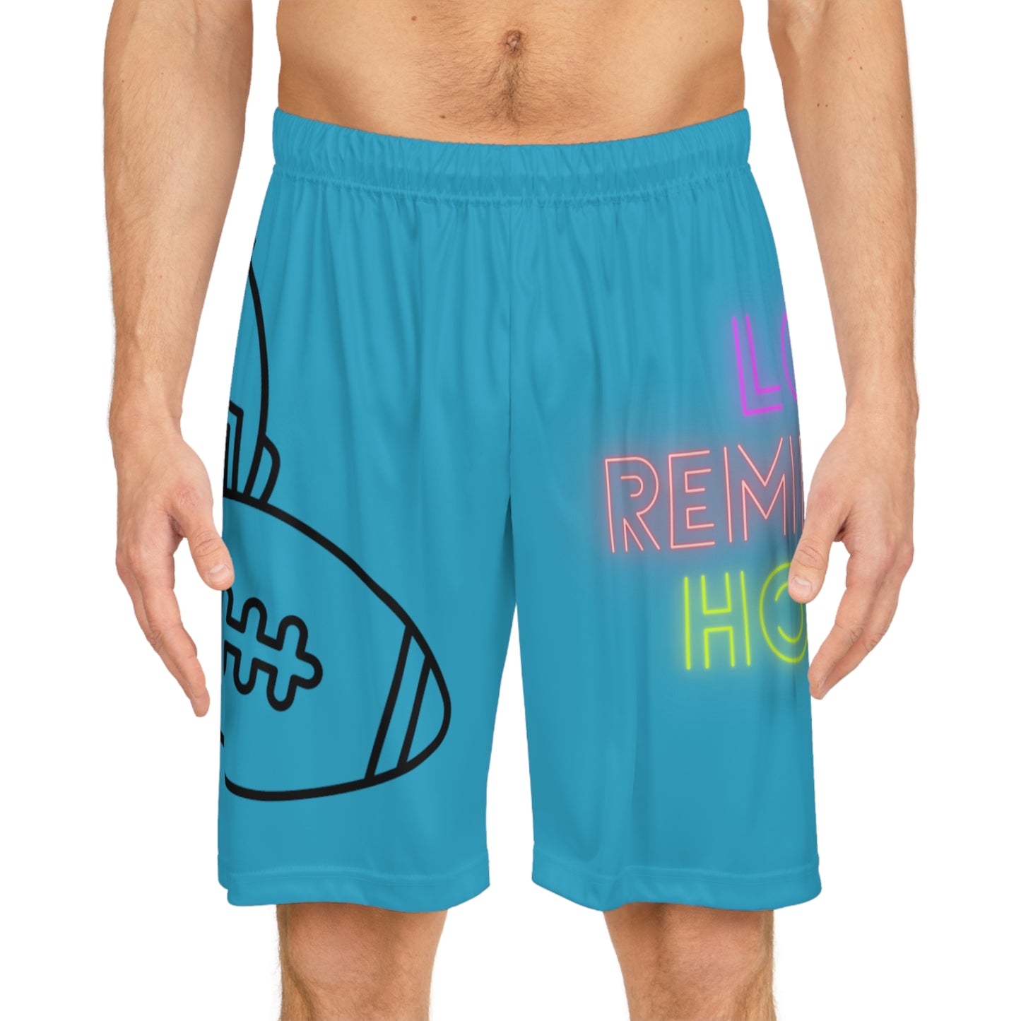 Basketball Shorts: Football Turquoise