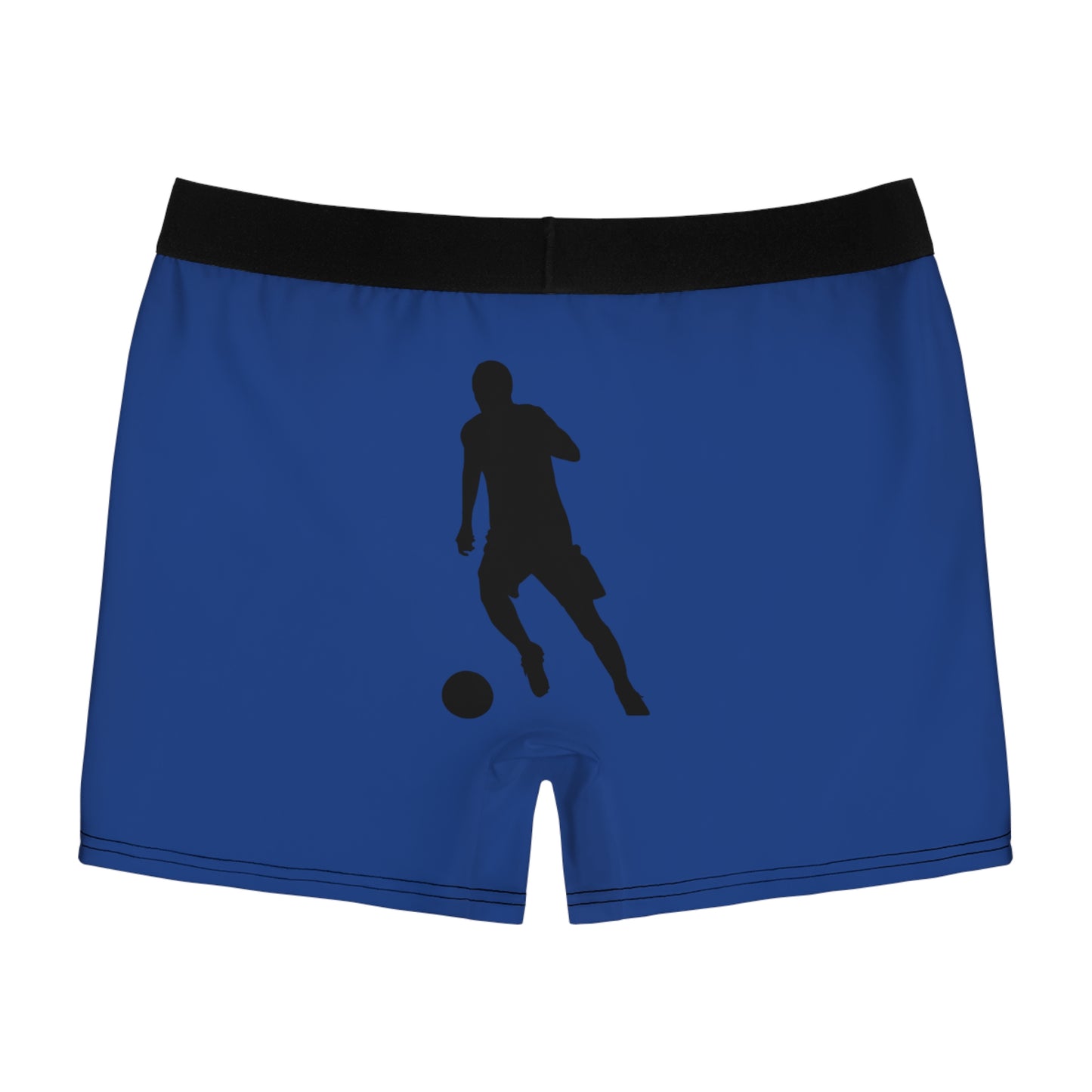 Men's Boxer Briefs: Soccer Dark Blue