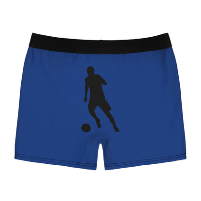 Men's Boxer Briefs: Soccer Dark Blue