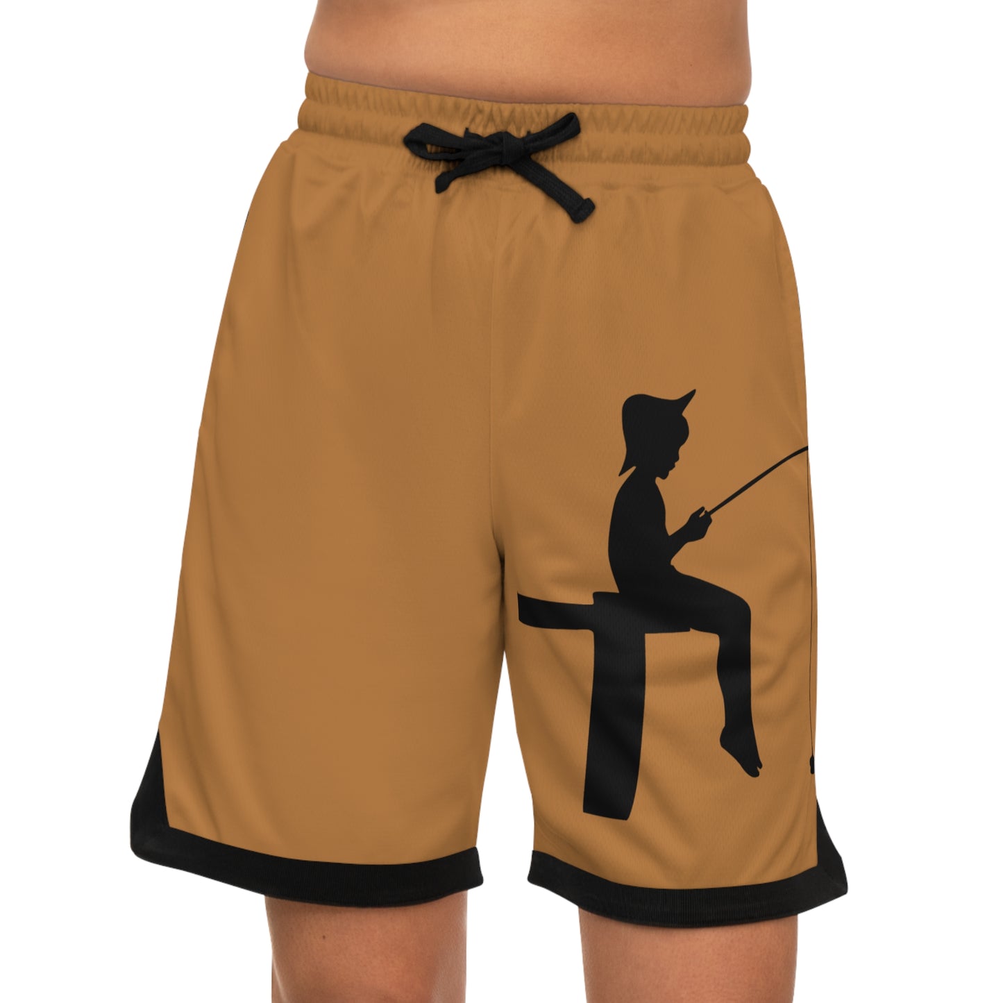 Basketball Rib Shorts: Fishing Lite Brown