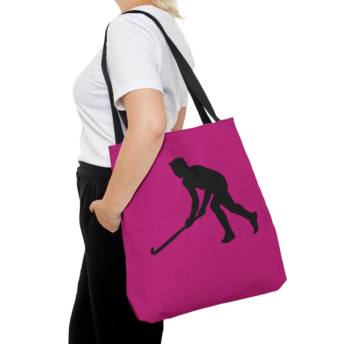 Tote Bag: Hockey Pink