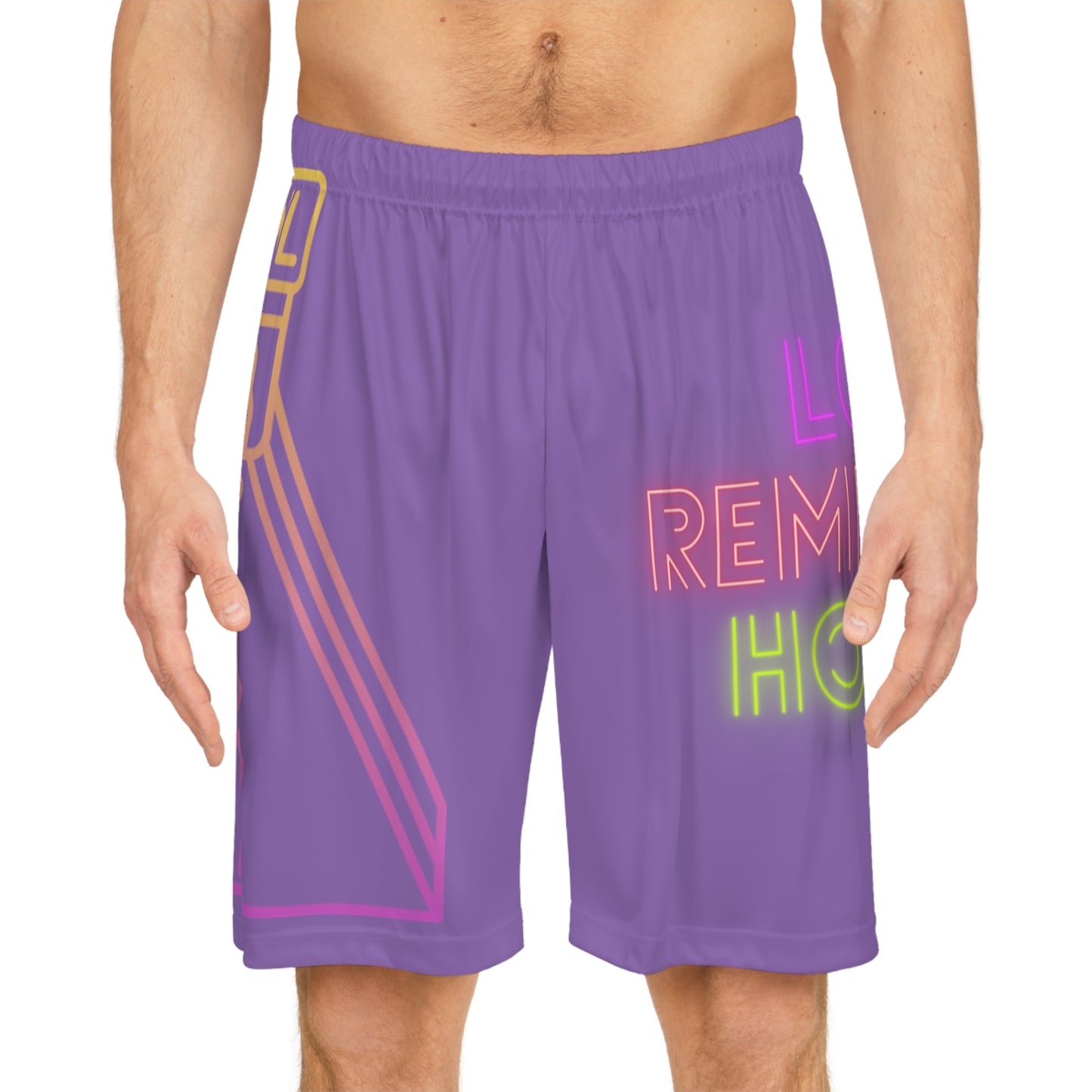 Basketball Shorts: Bowling Lite Purple