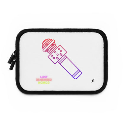 Laptop Sleeve: Music White