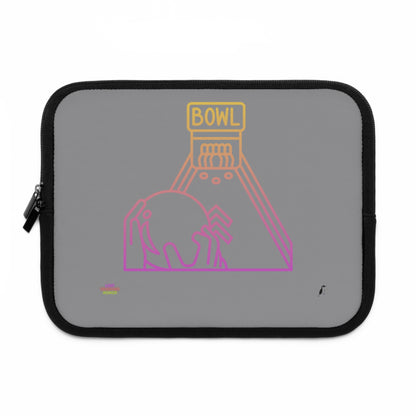 Laptop Sleeve: Bowling Grey