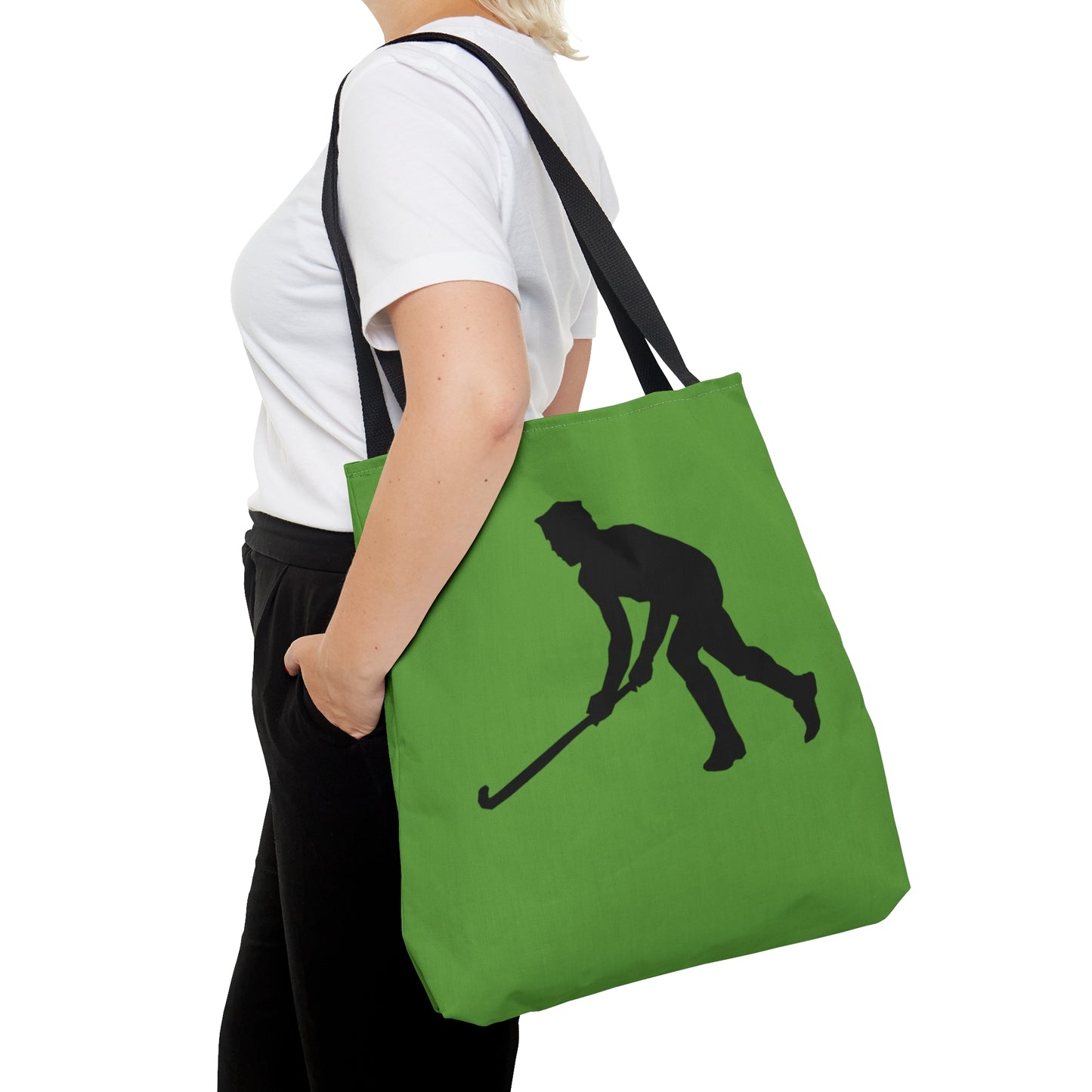 Tote Bag: Hockey Green