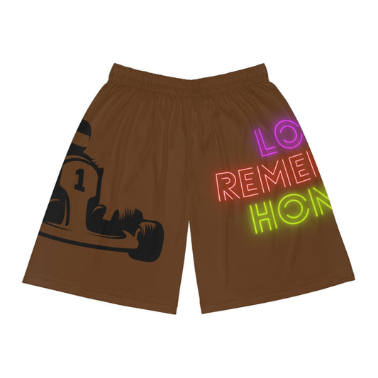 Basketball Shorts: Racing Brown