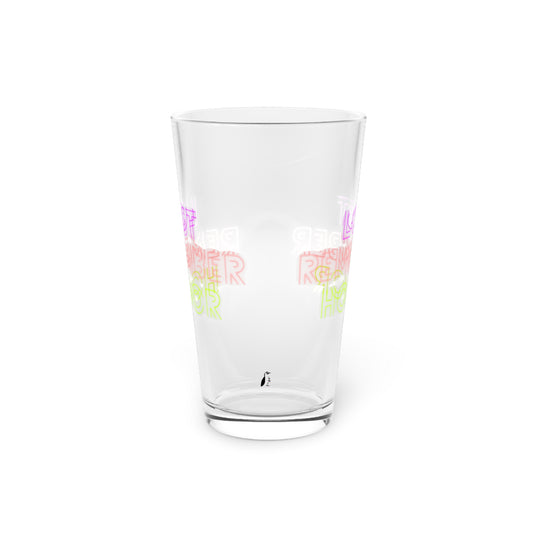 Pint Glass, 16oz Lost Remember Honor