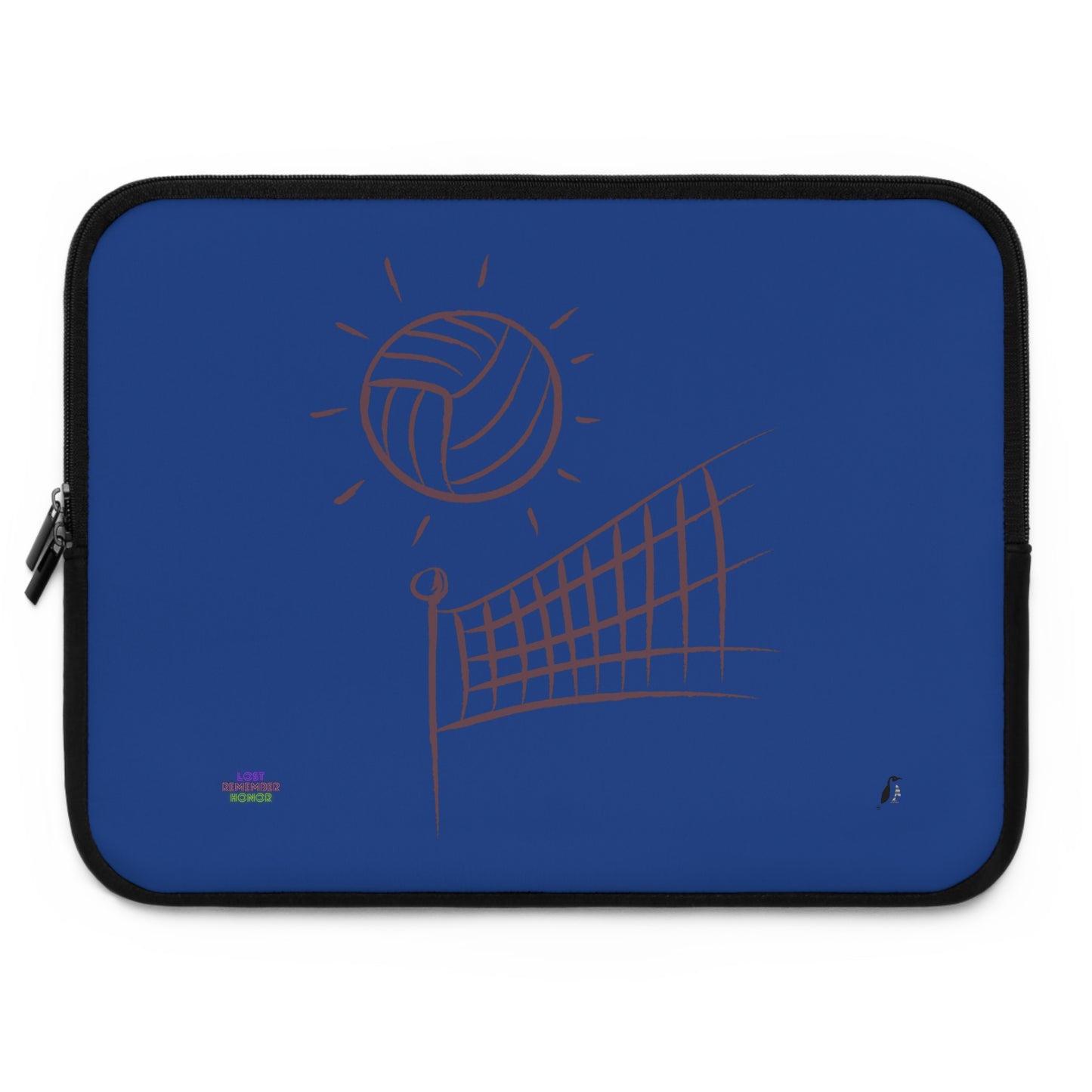 Laptop Sleeve: Volleyball Dark Blue