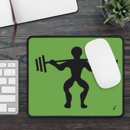 Gaming Mouse Pad: Weightlifting Green