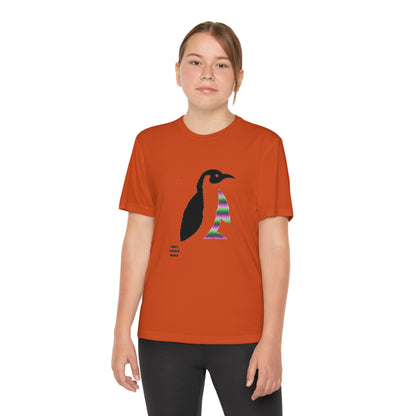 Youth Competitor Tee #1 : Crazy Penguin World Logo 