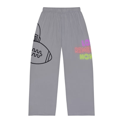 Men's Pajama Pants: Football Grey