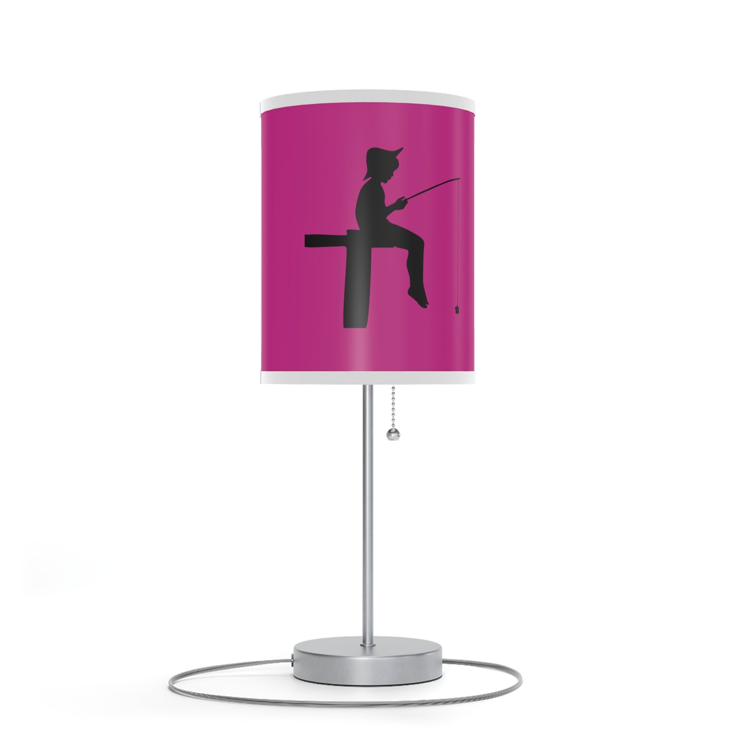 Lamp on a Stand, US|CA plug: Fishing Pink 