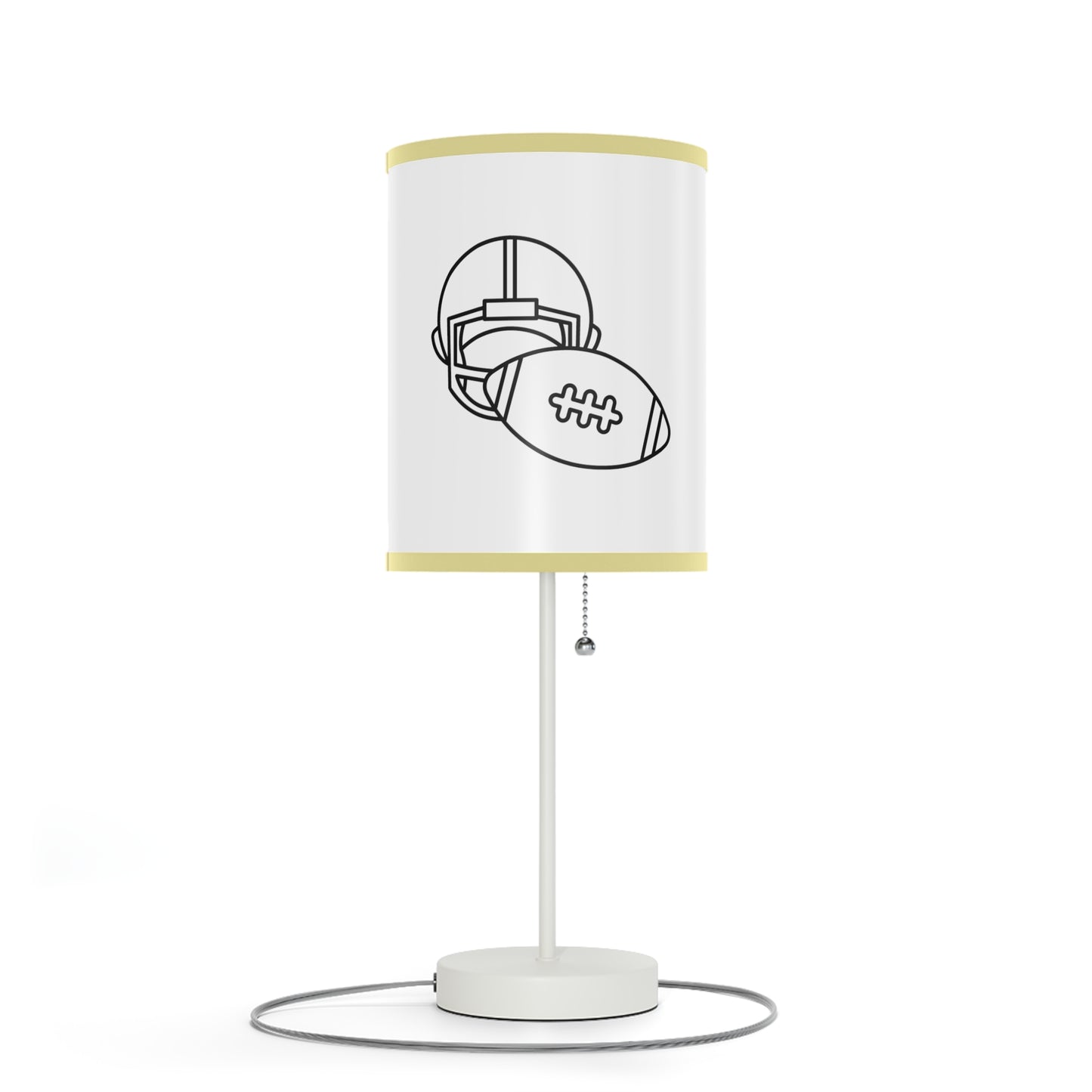 Lamp on a Stand, US|CA plug: Football White