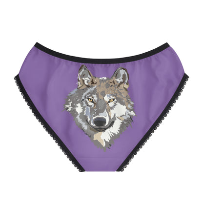 Women's Briefs: Wolves Lite Purple