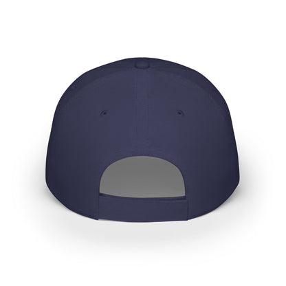 Low Profile Baseball Cap: Crazy Penguin World Logo